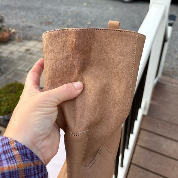 Free People Tan Heeled Boots with Silver Accents - Picture 8 of 8